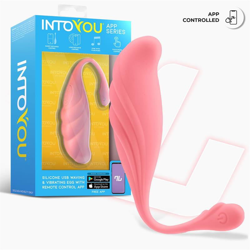 Huevo Vibrador con Movimiento Waving con App