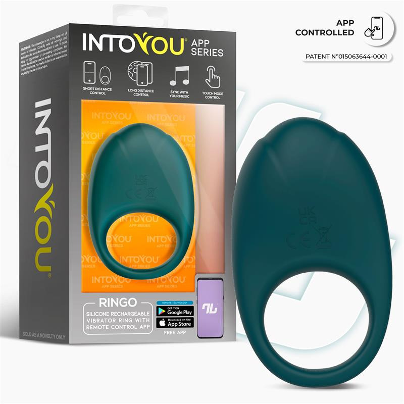 Ringo Anillo Vibrador con App Unibody Verde