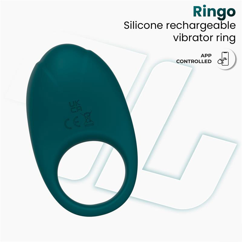 Ringo Anillo Vibrador con App Unibody Verde