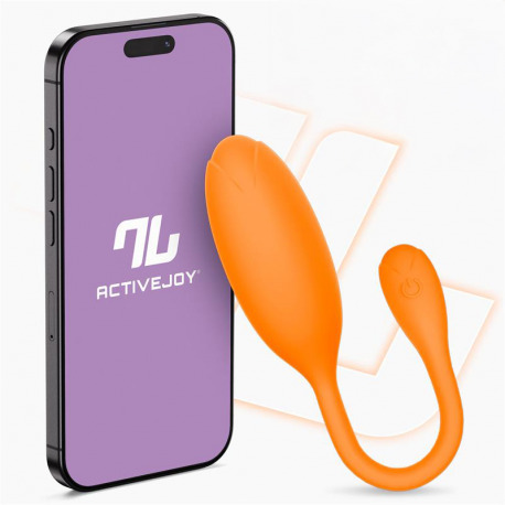 Logan Huevo Vibrador con App Naranja