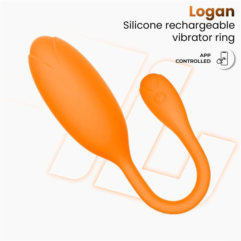 Logan Huevo Vibrador con App Naranja