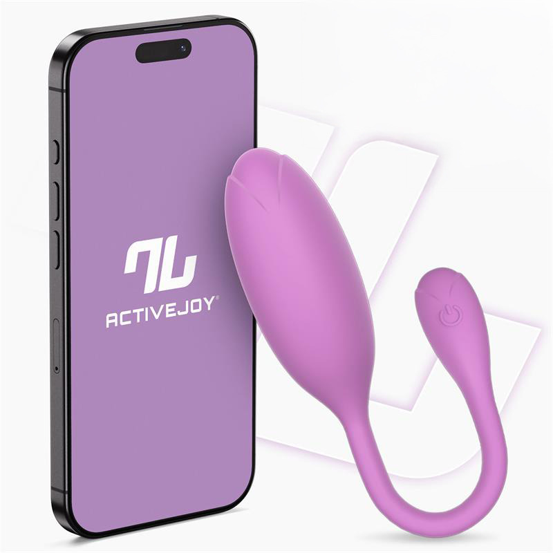 Logan Huevo Vibrador con App Púrpura