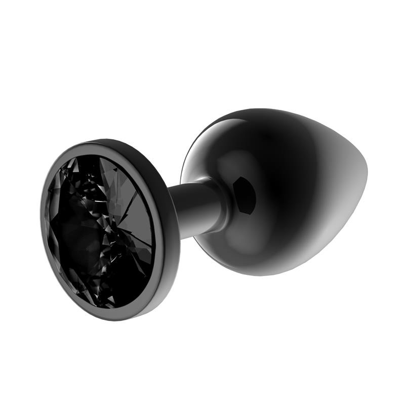 Blackgem Plug Anal con Joya Negra Talla M