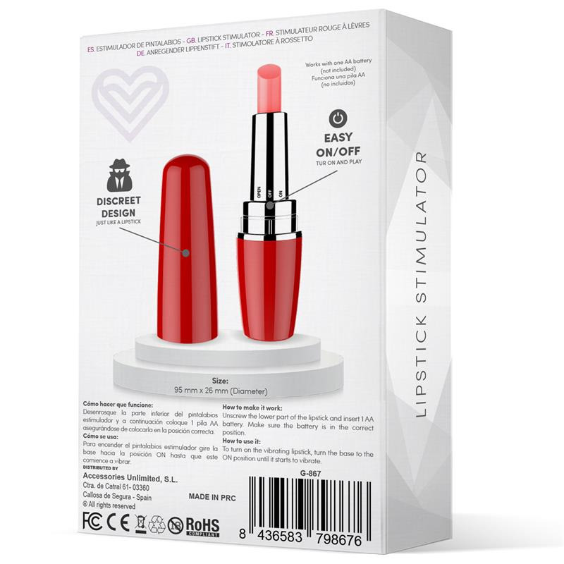 Viplips Estimulador Pintalabios Rojo