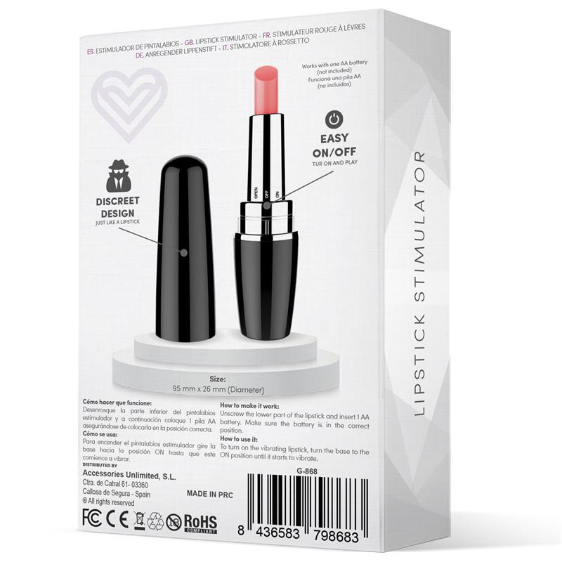 Viplips Estimulador Pintalabios Negro