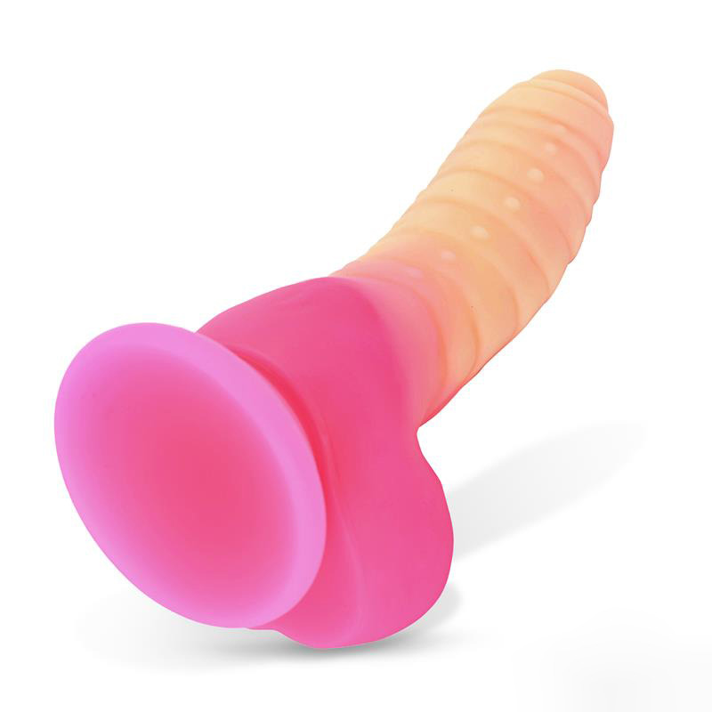 Scalidor Dildo Unicorn Brilla en la Oscuridad 18 cm