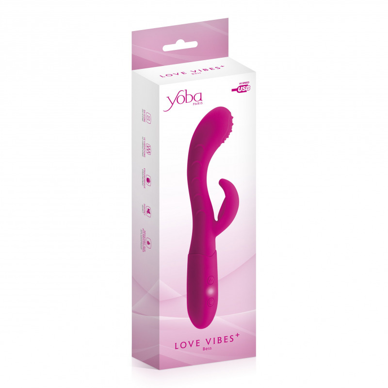 Vibrador con Estimulador Rabbit Bess