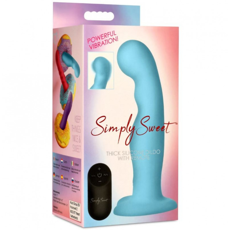 Vibrador Azul Simply con Mando 