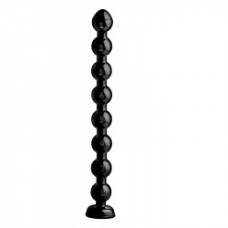 Dildo Bolas con Ventosa 50,8 cm Negro