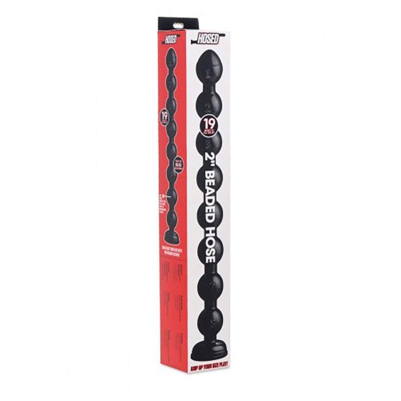 Dildo Bolas con Ventosa 50,8 cm Negro