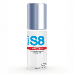 S8 Lubricante Base Agua Efecto Calor 125 ml