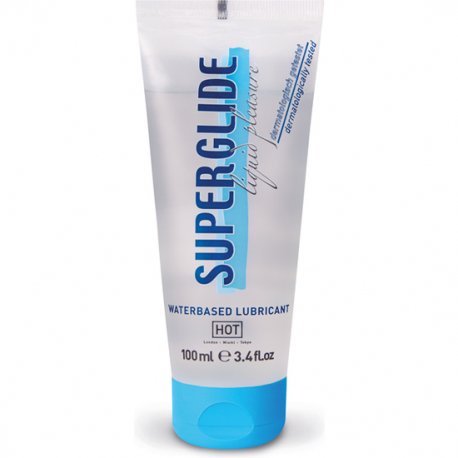 Hot Super Glide Lubricante Base de Agua 100 ml