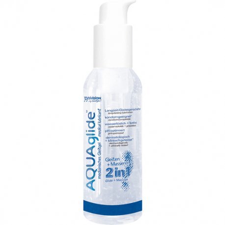 Aquaglide 2 en 1 Lubricante + Masaje 125 ml