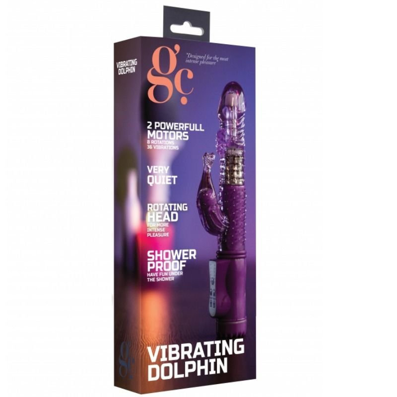 Dolphin Vibrador Conejito Morado