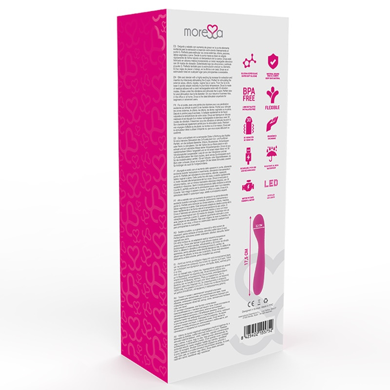 Vibrador Druso Premium Silicona Recargable Rosa