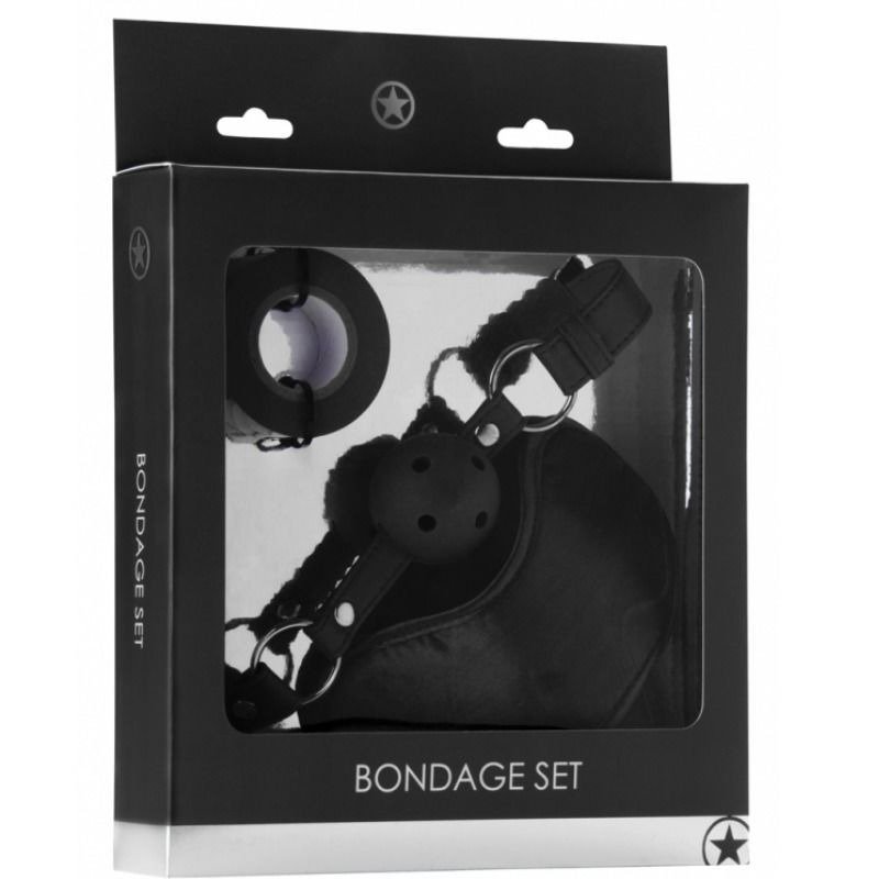 Kit de Bondage Ouch Negro