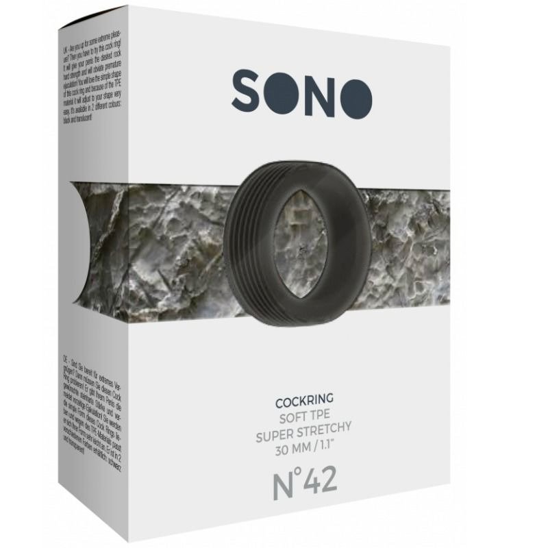 Sono Anillo N42 3 cm Negro