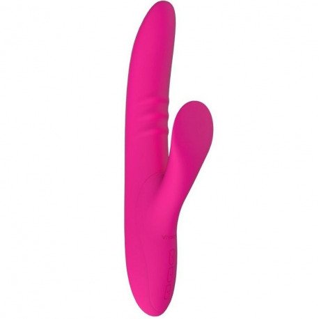 Peri Vibrador Rabbit y Modo Swing Rosa