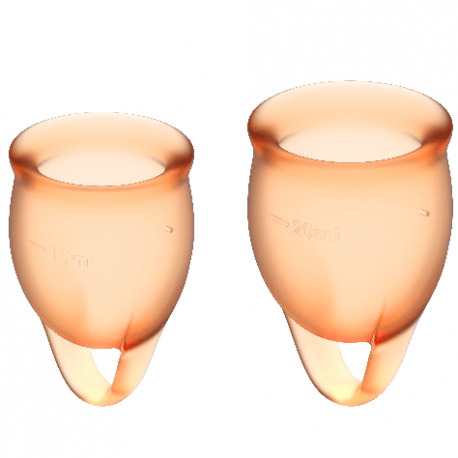 Feel Confident Copa Menstrual Naranja