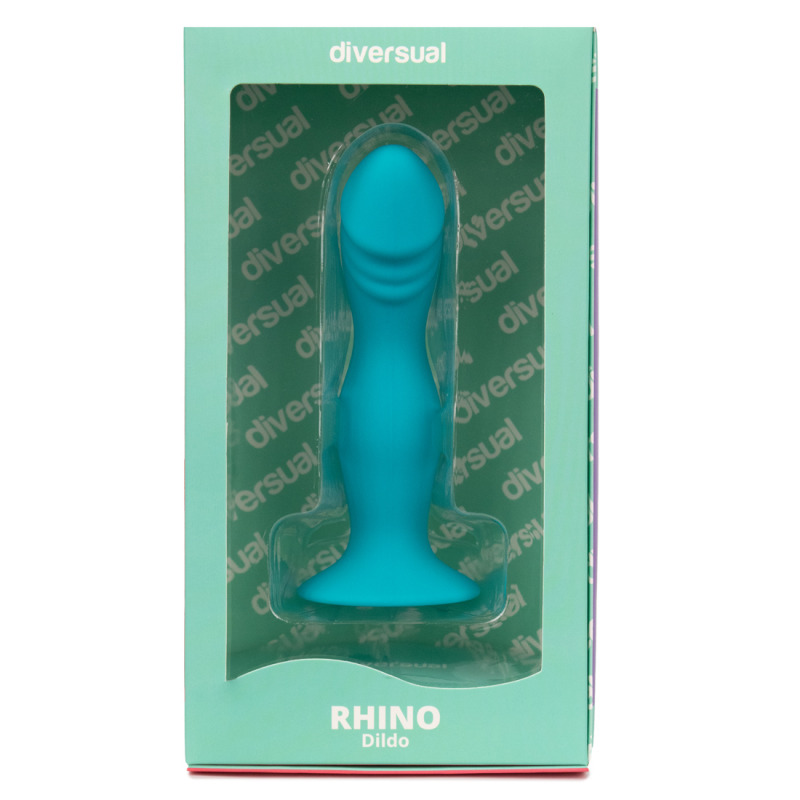 Rhino Dildo Turquoise